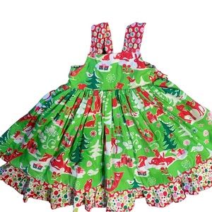 Cotton Christmas dress